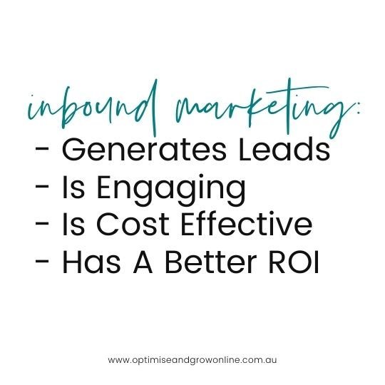 why inbound marketing